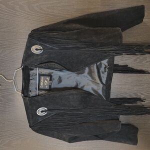 LAWLESS Black Blazer Textured Suit Jacket